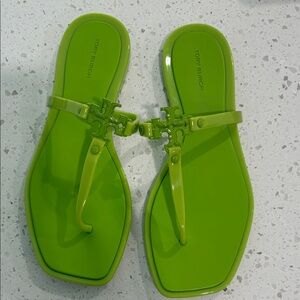 Tory Burch Lime Green Sandals